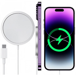 Ładowarka indukcyjna do iPhone do MagSafe bezprzewodowa 15W,