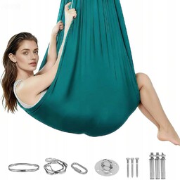 Hamak Do Jogi Aerial Zestaw 150x280cm Huśtawka Sensoryczna