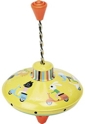 Bączek metalowy Zwierzątka na skuterze, Vilac