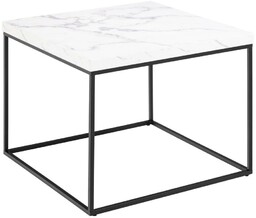 Stolik Barossa 60x60cm biały marmur