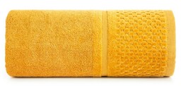 Eurofirany Ręcznik Ibiza 50x90 musztardowy 550g/m2 frotte