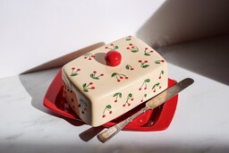 Pakamera Maselnica ceramiczna w wisienki