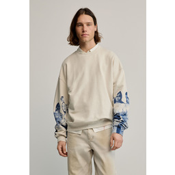 Bluza z nadrukowanymi rękawami