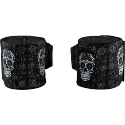 Venum Bandaże Bokserskie Owijki 2,5m Santa Muerte Black/White