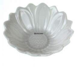 CERAMICZNE MISECZKI NA DIPY 6 szt kwiat babka