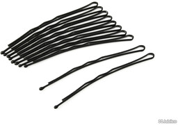 WSUWKI DO WŁOSÓW CZARNE 10 SZT. kolor czarny