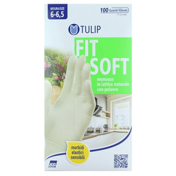 TULIP Rękawiczki lateksowe Fit Soft (rozmiar S)