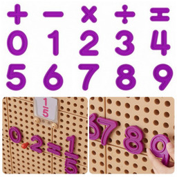 Zestaw Cyferek Znaków do Nauki Liczenia Matematyki Paneli