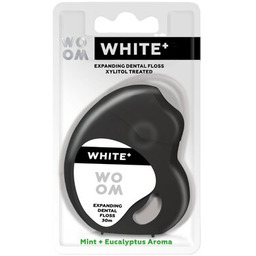 WOOM Nić dentystyczna White+ 30 m