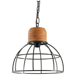 Lindby - Arinthea Lampa Wisząca Wood/Black
