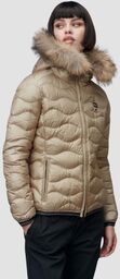 BLAUER Beżowa kurtka damska Aldie Short Jackets