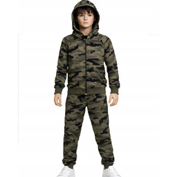 Dres Komplet Dresy Moro zamek bluza i spodnie