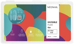 NeoNail - Invisible Flexi Tips - Elastyczne tipsy