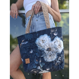 Pakamera Pikowana duża torba shopper Amazonia