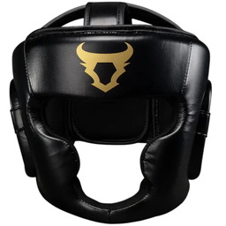 Ringhorns Charger By Venum Kask Bokserski Headgear Black/Gold