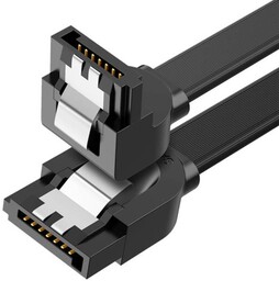 UGREEN Kabel kątowy SATA US217 0.5m (czarny)