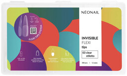 NeoNail - Invisible Flexi Tips - Elastyczne tipsy