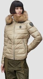 BLAUER Beżowa damska kurtka Arcadia Short Jackets