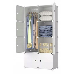 Szafa Modułowa Szafka Regał Garderoba Półeki Drążek Wieszak