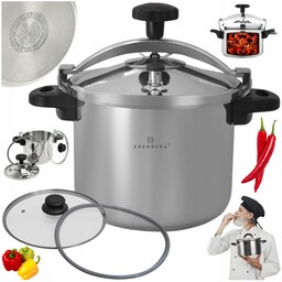 Duży Garnek Ciśnieniowy 5.0L Szybkowar 2w1 Stal 18/8