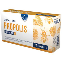 Propolis z witaminą C, 60 kapsułek OLEOFARM