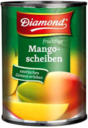 Mango, połówki w syropie lekko słodzonym 425g Diamond