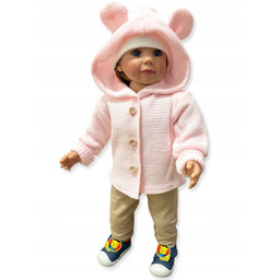 Sweterek dziewczęcy 92 Sweter Rozpinany ciepły z Kapturem