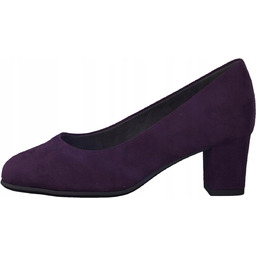 JANA DAMSKIE CZÓŁENKA FIOLETOWE NA OBCASIE 39 6AA