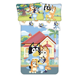 Jerry Fabrics Pościel bawełniana 100x135 Bluey 061 Pieski