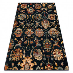 Dywan wełniany SUPERIOR LATICA navy 66x100 cm