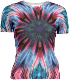 Kolorowy damski t-shirt z krótkim rękawem DESIGUAL