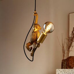 Lucide Lampa wisząca Extravaganza Chimp, złoty mat/czarny