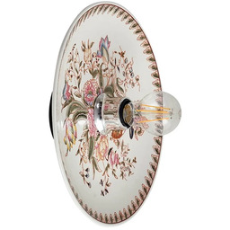 Lampa Ścienna Lucande, Faelira, ściemnialny, pudrowy róż, salon,
