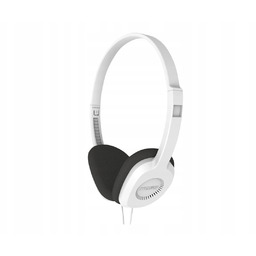 Słuchawki Koss KPH8w on-ear przewodowe, białe, stereo 3.5mm