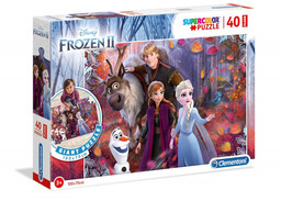 Clementoni, puzzle, Disney, Kraina lodu, podłogowe, 40 el.