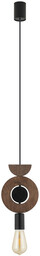 Lampa wisząca DROPS WOOD D 216,5cm E27 ciemne