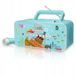 Radio Muse dla Dzieci mikrofon 30W CD/MP3/USB