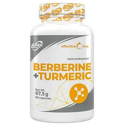6Pak Nutrition Berberine + Turmeric, 90 kaps. ->