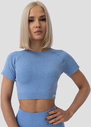 GymBeam Damski Crop Top FLO Blue