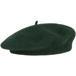 Czapka Baskijska z Kaszmirem by Barascon, ciemnozielony, One
