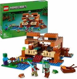 LEGO Minecraft Żabi domek, Kreatywne Zabawki Konstrukcyjne