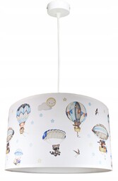 Żyrandol Lampa Sufitowa Wisząca Abażur Do Pokoju Dziecka