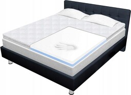 Materac nawierzchniowy 130x200 visco memory H2 H3 nakładka