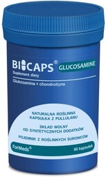 BICAPS GLUCOSAMINE Formeds, Glukozamina, 60 kapsułek