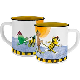 Filiżanka JanFandom o wyglądzie emalii 400 ml