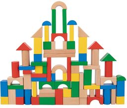 TookyToy Zestaw drewnianych klocków