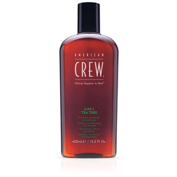 American Crew 3-in-1 Tea Tree Szampon, odżywka