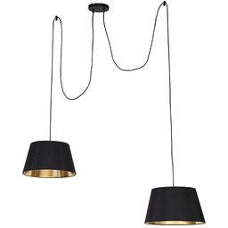 Nowoczesna lampa wisząca czarna - Lofty