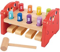 TookyToy Wbijanie drewnianych kołków