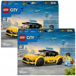 2x Lego City 60487 Żółta taksówka
